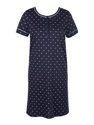 Kurzarm-Sleepshirt, Länge 95cm