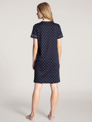 Kurzarm-Sleepshirt, Länge 95cm