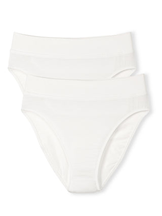 Slip im Doppelpack, high waist
