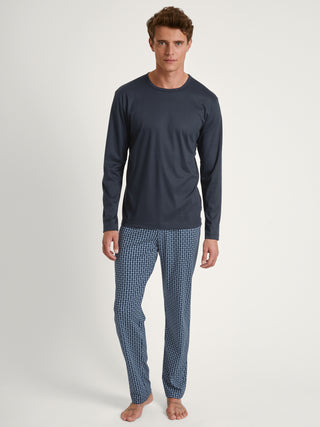 HERREN Pyjama, dark sapphire