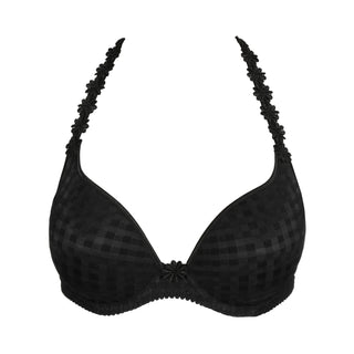 AVERO schwarz Unterlegter BH Herzform