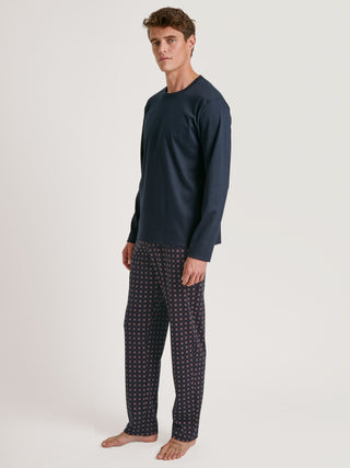 HERREN Pyjama, dark sapphire