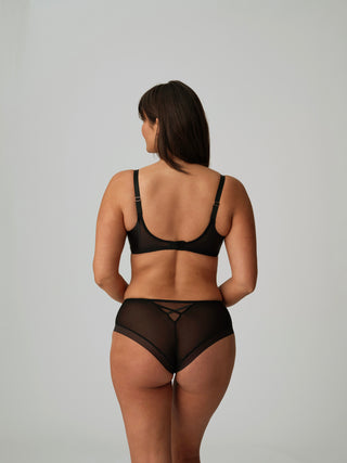 ZIPOLITE schwarz Hotpants