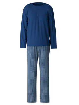 HERREN Pyjama, pottery blue