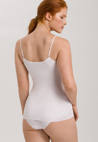 Cotton Seamless Spaghetti Top Padded