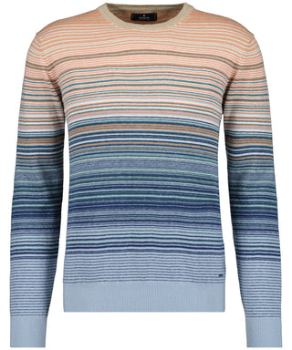 Strickpullover gestreift, multicolourBaumwolle/Leinen