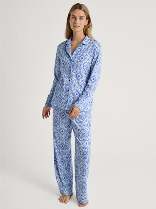 DAMEN Pyjama, dazzling blue