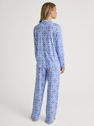 DAMEN Pyjama, dazzling blue