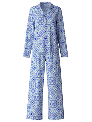 DAMEN Pyjama, dazzling blue
