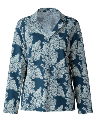 DAMEN Shirt langarm, deep dive petrol