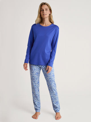 DAMEN Pyjama, dazzling blue