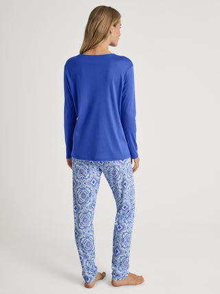 DAMEN Pyjama, dazzling blue