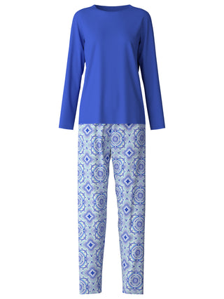 DAMEN Pyjama, dazzling blue