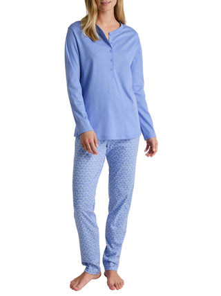 DAMEN Pyjama, hydrangea blue
