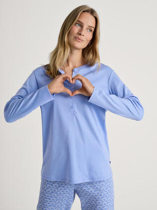 DAMEN Pyjama, hydrangea blue