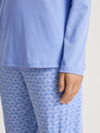 DAMEN Pyjama, hydrangea blue