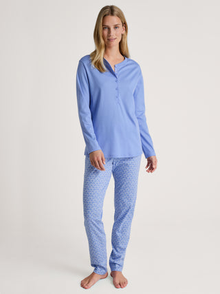 DAMEN Pyjama, hydrangea blue