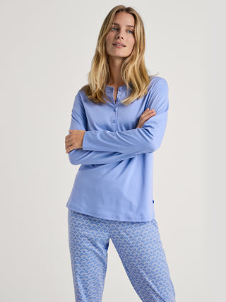 DAMEN Pyjama, hydrangea blue