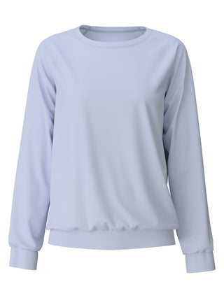 DAMEN Shirt langarm, harmony blue