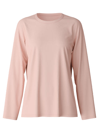 DAMEN Shirt langarm, pearl blush