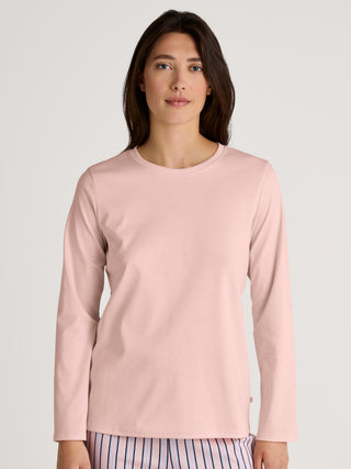 DAMEN Shirt langarm, pearl blush