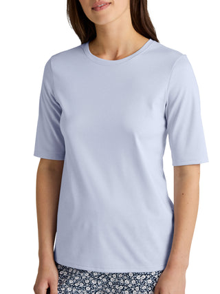 DAMEN Shirt kurzarm, harmony blue