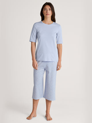 DAMEN Hose 3/4, harmony blue