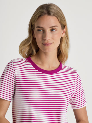 DAMEN Sleepshirt, orchid flower