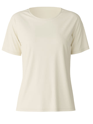 DAMEN Shirt kurzarm, charm cream