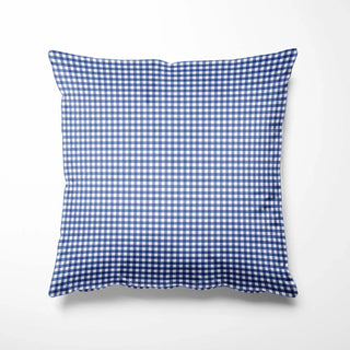 Bettwäsche Basel Mako Batist Minikaro Marine Blau