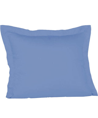 Mako Satin Kissenbezug MITTELBLAU