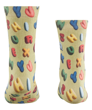 FALKE Colourful Alphabet Print Kinder