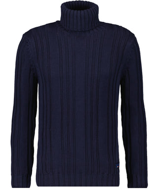 Rollkragen-Strickpullover