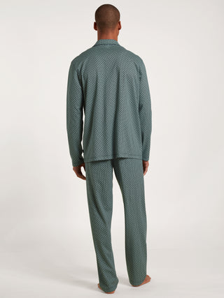 HERREN Pyjama, tempest blue