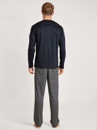 HERREN Pyjama, dark sapphire