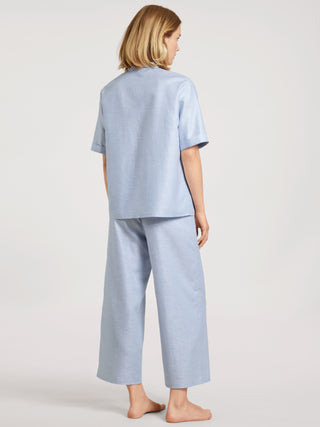 DAMEN Pyjama 7/8, powder blue