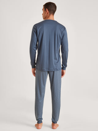 HERREN Pyjama mit Bündchen