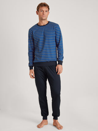 HERREN Pyjama mit Bündchen