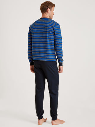 HERREN Pyjama mit Bündchen