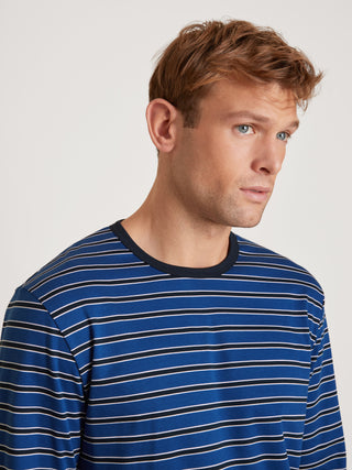 HERREN Pyjama mit Bündchen