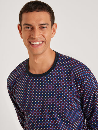 HERREN Pyjama mit Bündchen