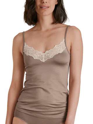 DAMEN Spaghetti-Top, etherea taupe