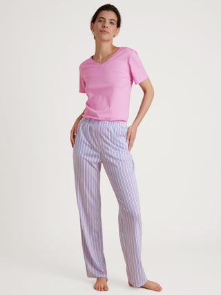 DAMEN Shirt kurzarm, bubble gum pink