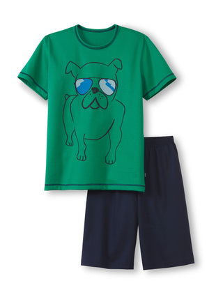 KNABEN Pyjama kurz, viridis green