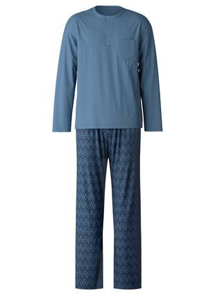 HERREN Pyjama, coronet blue