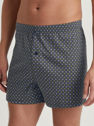HERREN Boxer Short, anthrazit