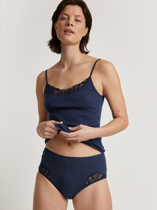 DAMEN Spaghetti-Top, peacoat blue