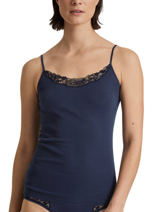 DAMEN Spaghetti-Top, peacoat blue