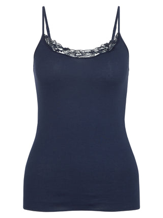 DAMEN Spaghetti-Top, peacoat blue
