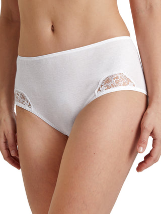 DAMEN Midislip, weiss